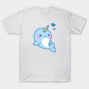 kawaii cute narwhal T-Shirt